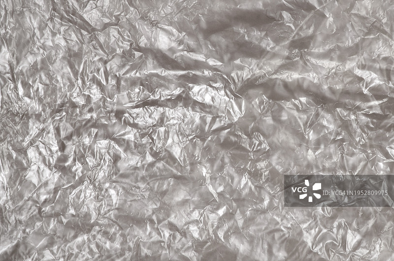 褶皱锡箔纸全画幅照片图片素材
