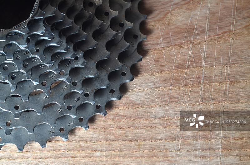 自行车车轮特写图片素材