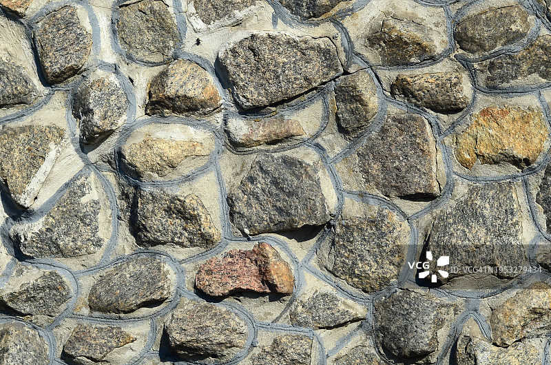 石墙全景拍摄图片素材