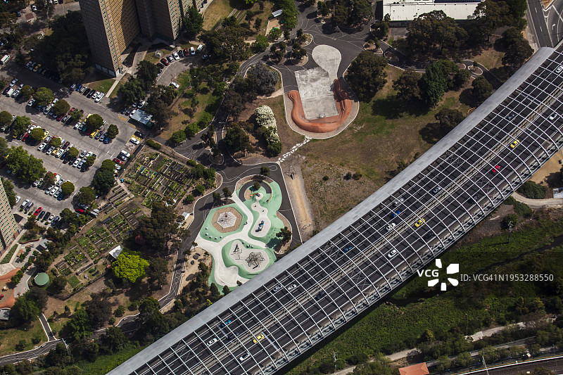 城市建筑鸟瞰图图片素材