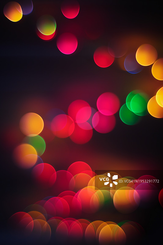 美丽的焦外成像，洛杉矶，加利福尼亚州，美国。图片素材