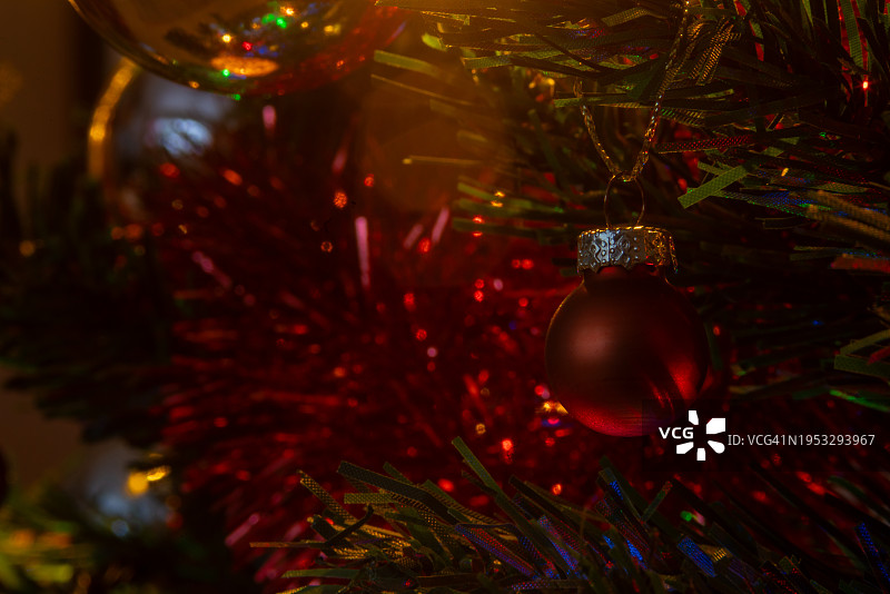 圣诞树特写图片素材