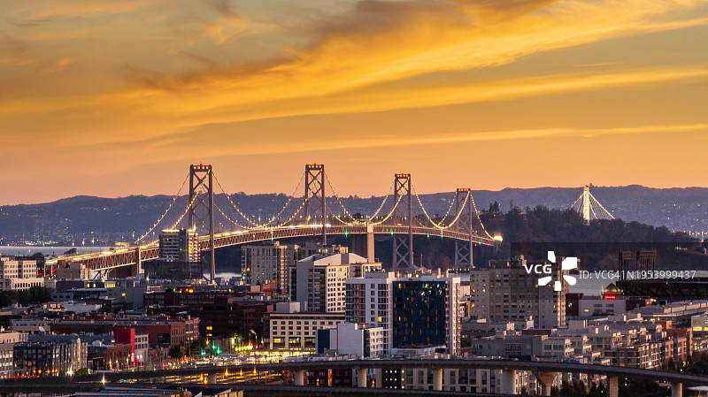 旧金山天际线图片素材