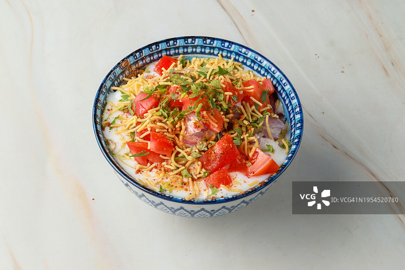 混合鹰嘴豆沙拉图片素材