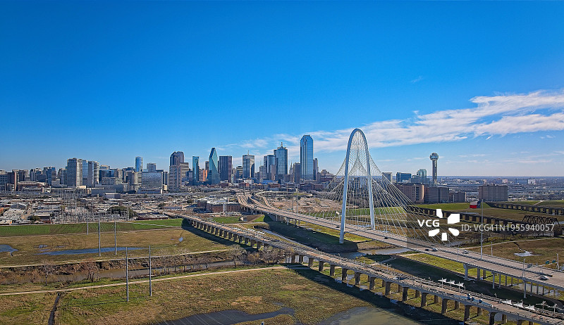 达拉斯天际线图片素材