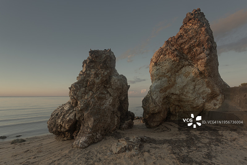 戴维斯湾海滩，弗兰克斯顿南部图片素材