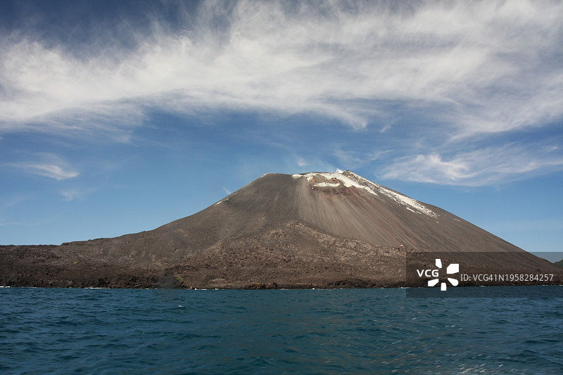 火山上空的云图片素材