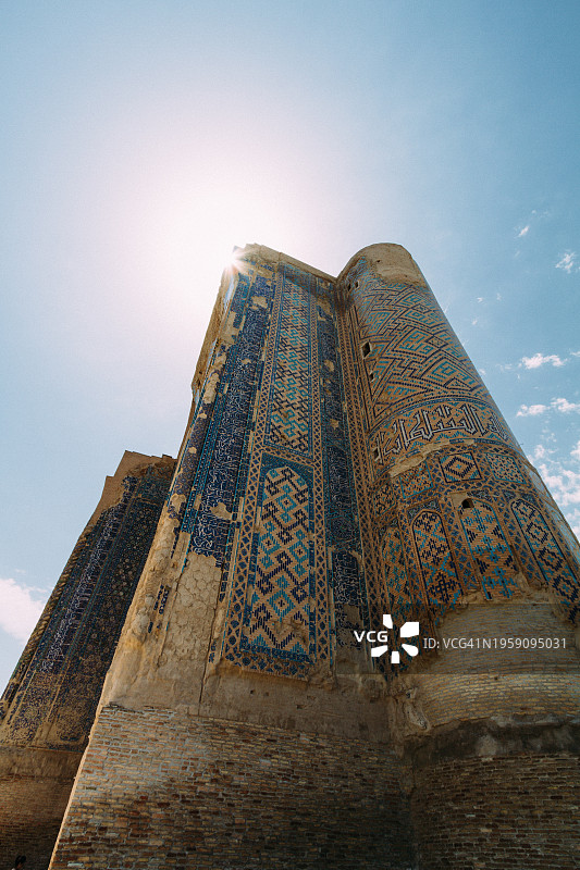 沙赫里萨布兹的阿克萨赖宫遗址图片素材