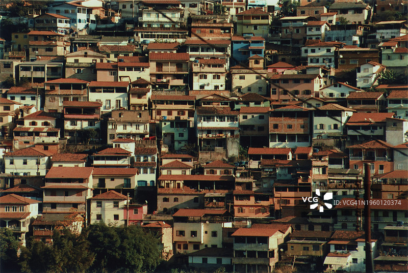 城市建筑的高角度视角图片素材