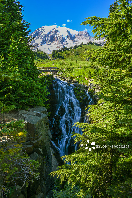 雷尼尔山国家公园景观图片素材