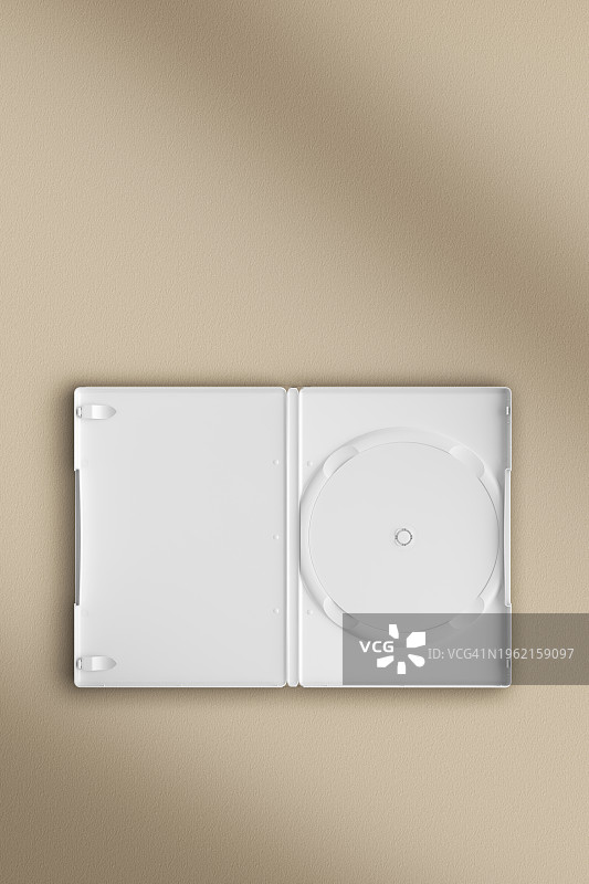 空白CD盒模板图片素材