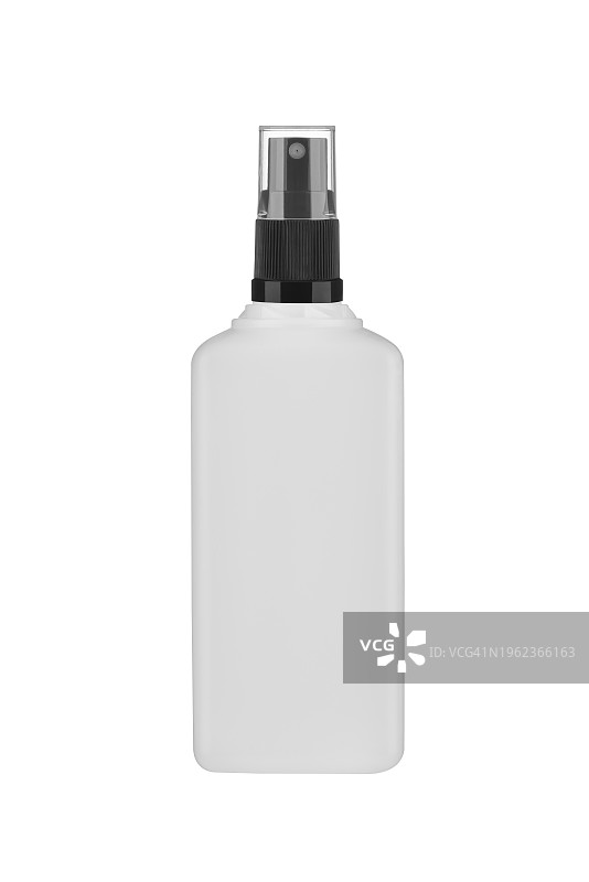 带剪切路径的逼真身体化妆品空包装瓶图片素材