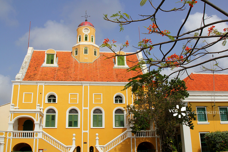 库拉索威廉斯塔德的教堂堡垒图片素材