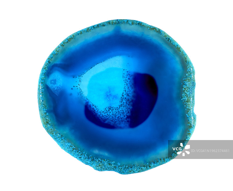 用于图案和纹理的高分辨率天然水晶切片图片素材