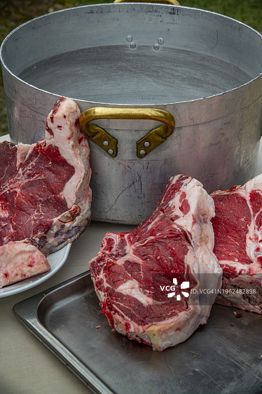 托斯卡纳佛罗伦萨牛排图片素材