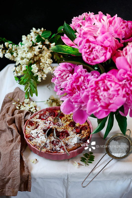 金合欢草莓克拉芙缇图片素材