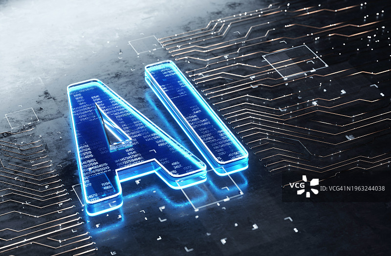 人工智能标志图片素材