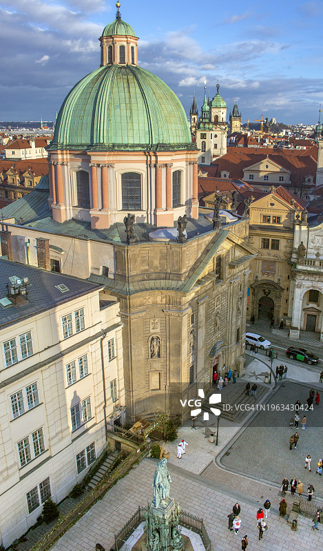 克日若夫尼茨凯广场，捷克布拉格老城区图片素材