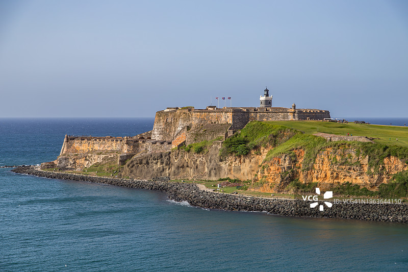 圣胡安，圣费利佩·德尔莫罗城堡（波多黎各）图片素材