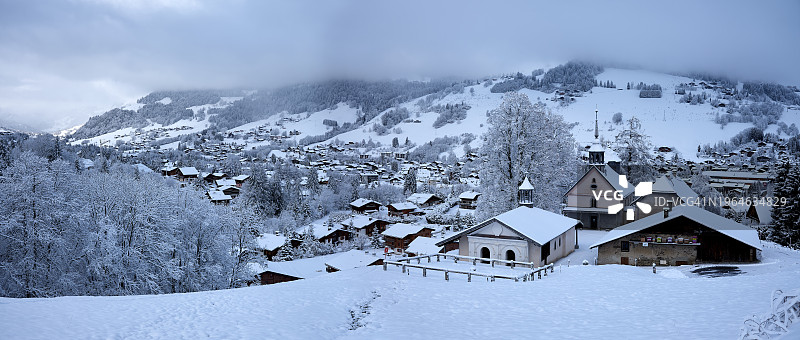 冬季的梅热沃图片素材