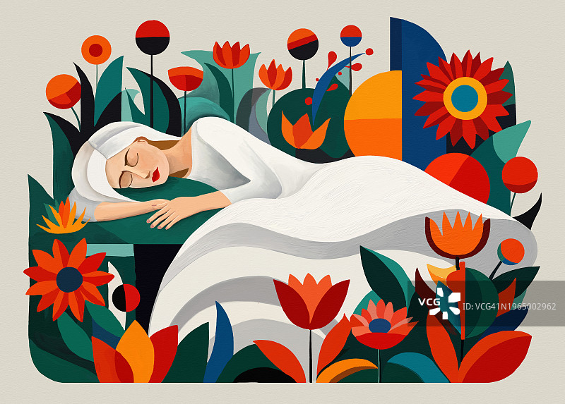 睡美人图片素材