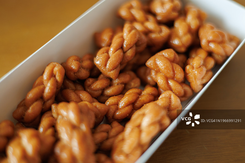 中式小吃麻花图片素材