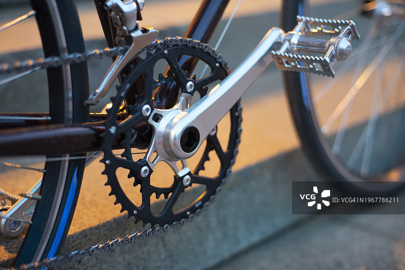 公路自行车曲柄组图片素材