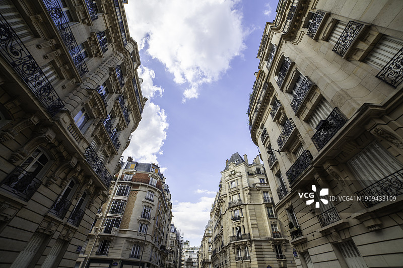 巴黎奥斯曼式建筑图片素材