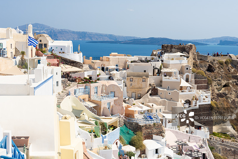 圣托里尼岛图片素材