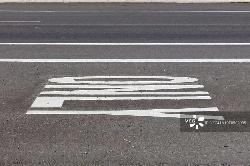 道路标线图片素材