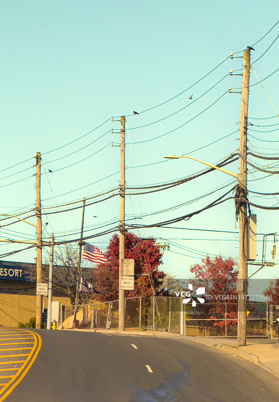 郊区公路图片素材