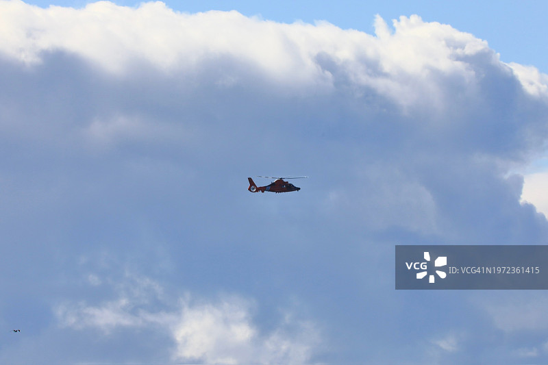 美国海岸警卫队直升机图片素材