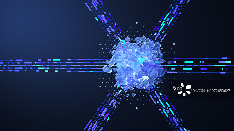 人工智能芯片概念图片素材