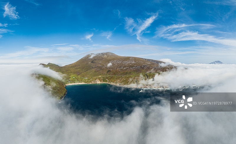 爱尔兰基姆湾鸟瞰图图片素材
