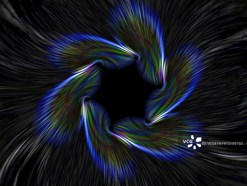吸收光轨的黑洞效应漩涡图片素材