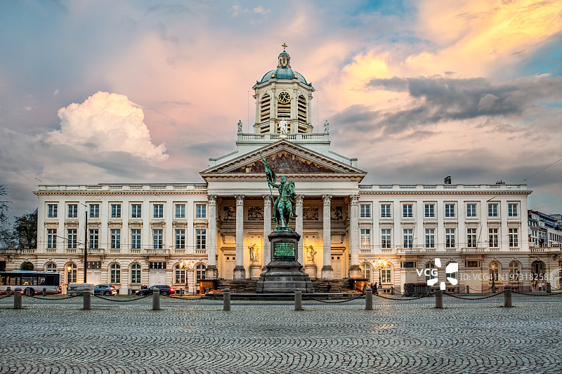 布鲁塞尔圣雅各伯教堂图片素材