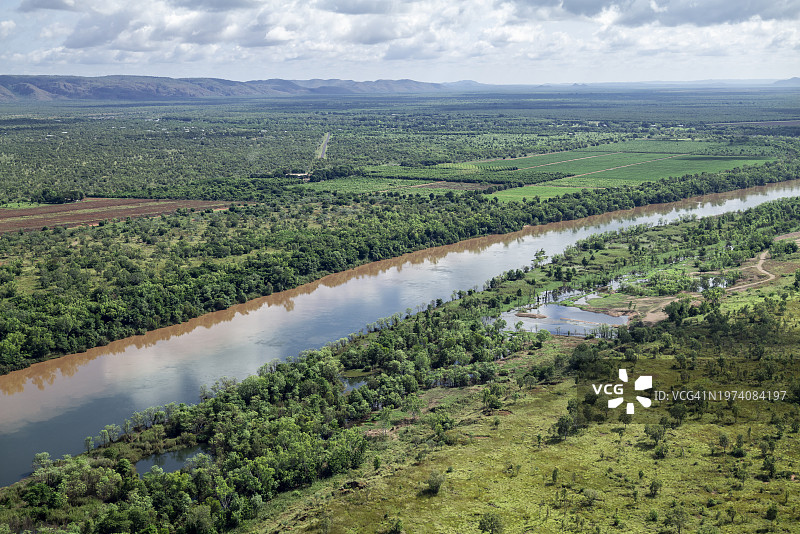 奥德河，库努纳拉，西澳大利亚，澳大利亚图片素材