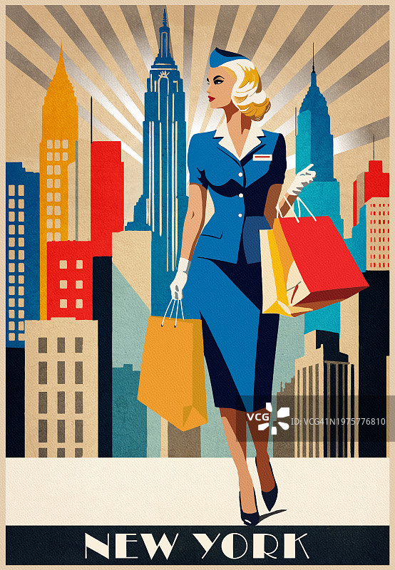 在纽约购物图片素材