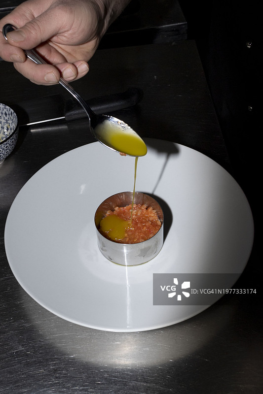 开胃菜的制作图片素材