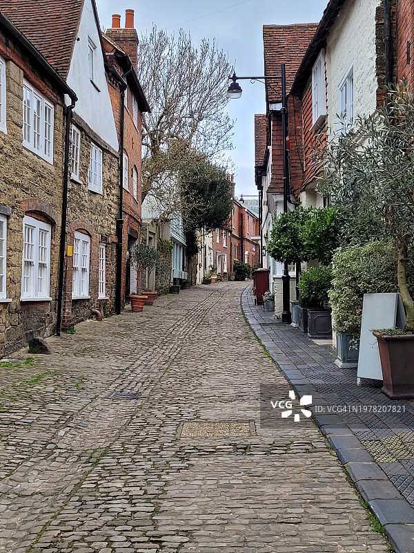 佩特沃思乡村巷道房屋图片素材