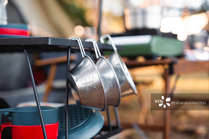 户外露营炊具图片素材