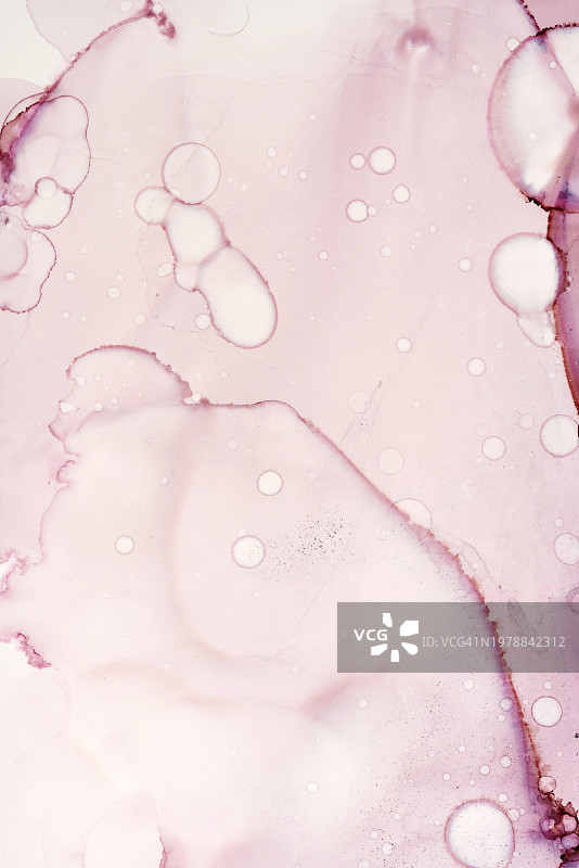 仿生流体绘画，如细胞，时尚造型图片素材