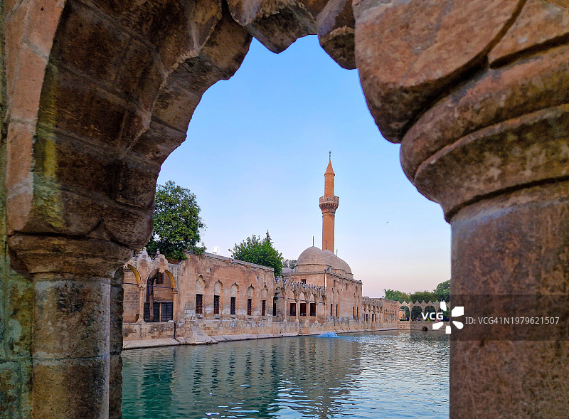 亚伯拉罕之池，土耳其尚勒乌尔法图片素材