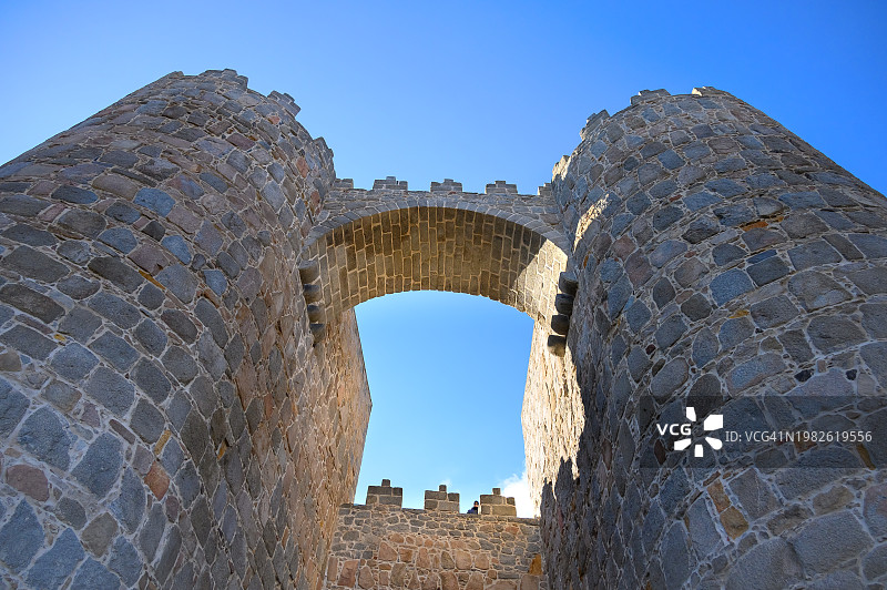 阿维拉古城墙图片素材
