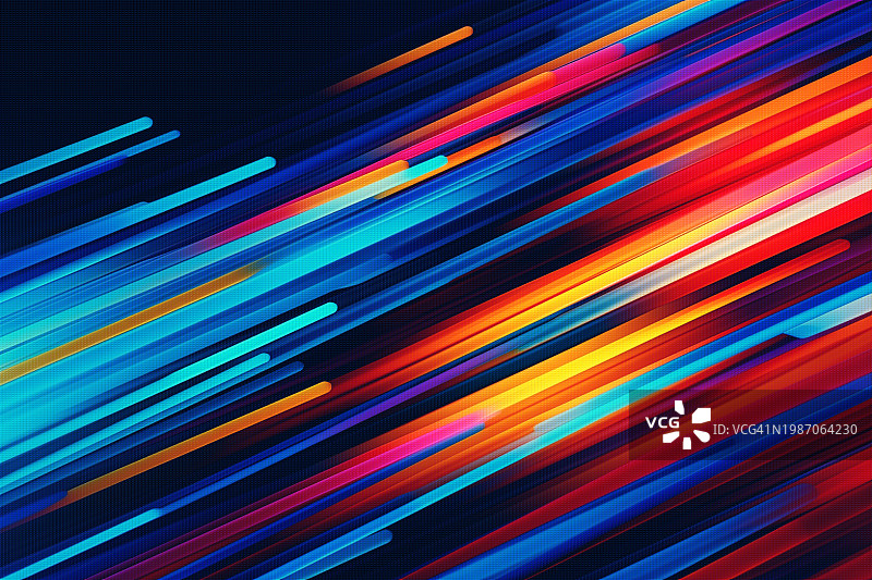 抽象的彩色线条图片素材