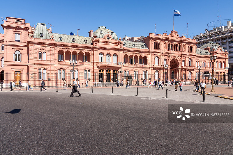 布宜诺斯艾利斯玫瑰宫（总统府）图片素材