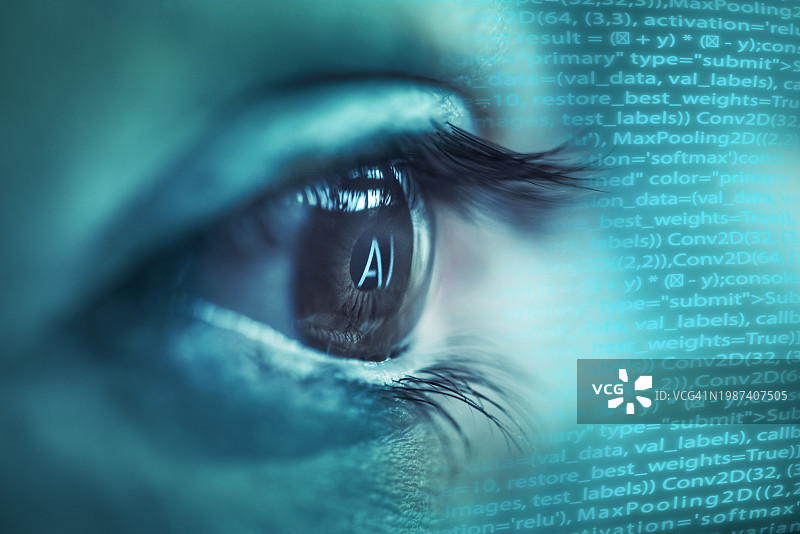 人工智能之眼图片素材