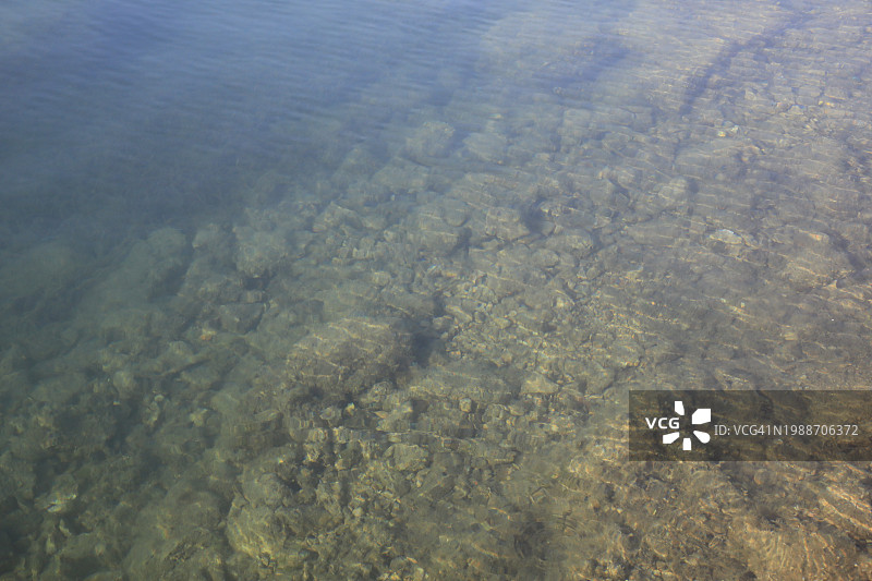 亚得里亚海的清澈海水图片素材