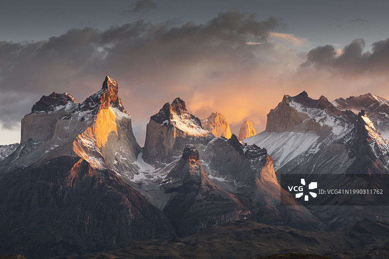 百内国家公园，智利巴塔哥尼亚图片素材