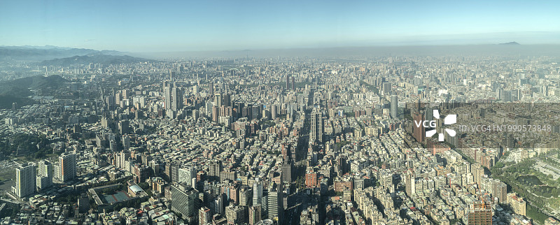 城市现代建筑的俯视图图片素材